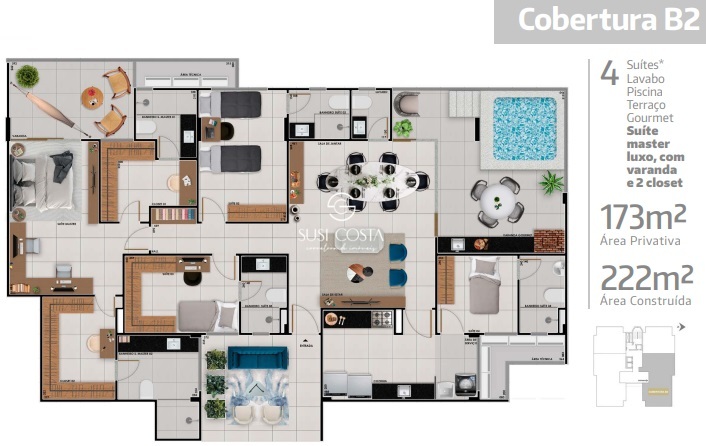 MAISON SUL COBERTURA