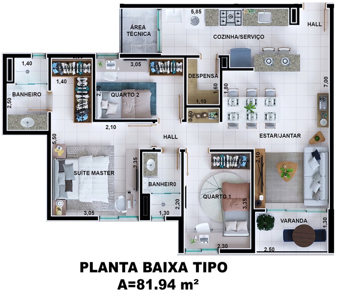 Condomínio Bosque dos Ipês planta