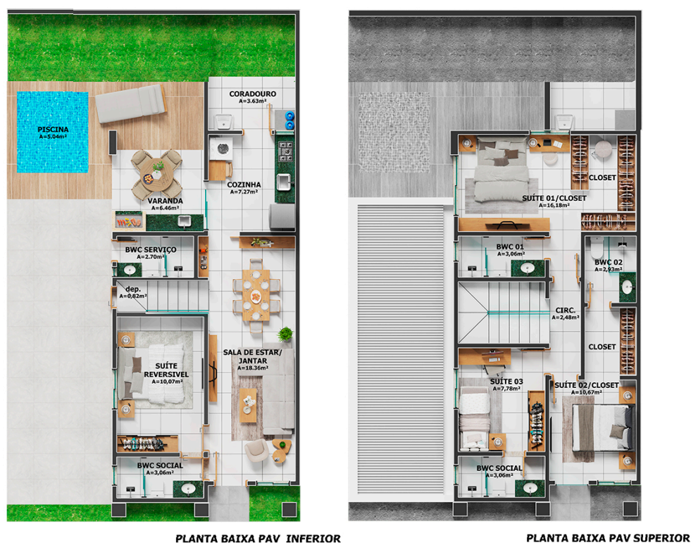 Golden Gardens Teresina planta baixa