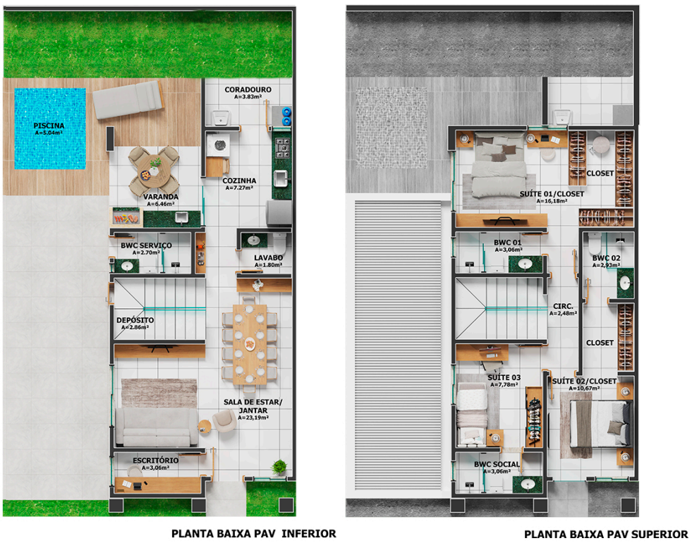 Golden Gardens Teresina planta baixa